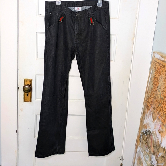 Men's Vintage Brooklyn Basement black skater jeans - Picture 1 of 7